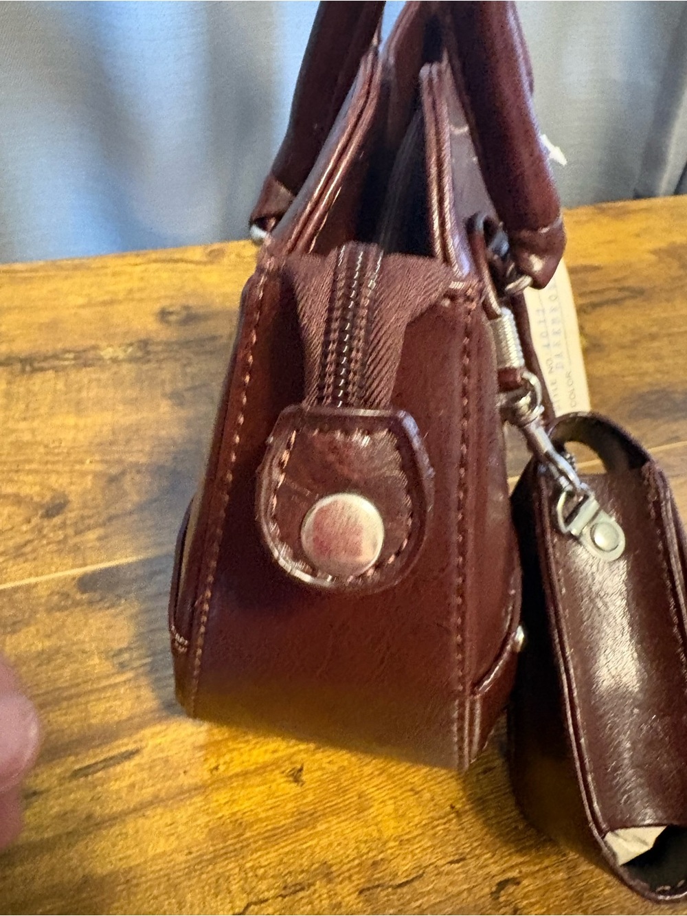 Chocolate Brown Shoulder Bag JC Fashion Y2K NWT - Picture 7 of 14